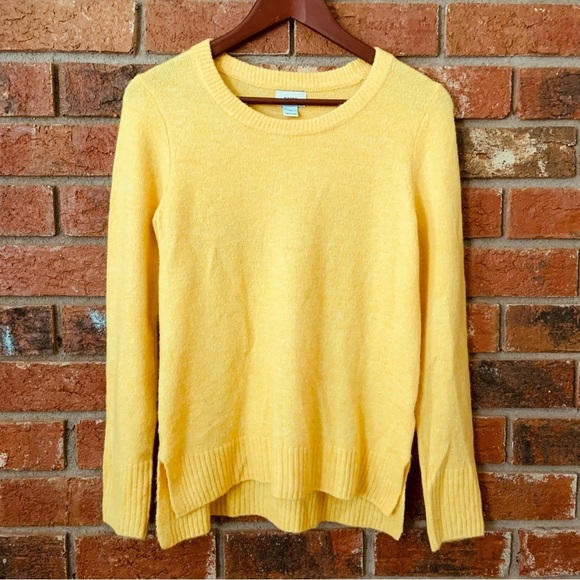 Old Navy Sweaters - Old Navy Golden Yellow Long Sleeve Crewneck Sweater